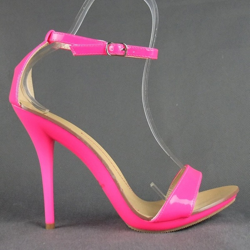 Sexy High Heels Sandaletten In Leuchtenden Farben Neon Ebay